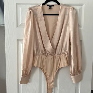 Forever 21 Cream Bodysuit